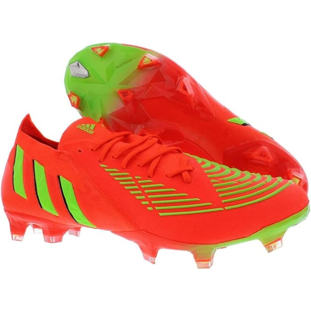 NWT adidas Unisex Predator 18.4 FxG Soccer Shoe,Red/Green/Black-8.5 W/7.5 M